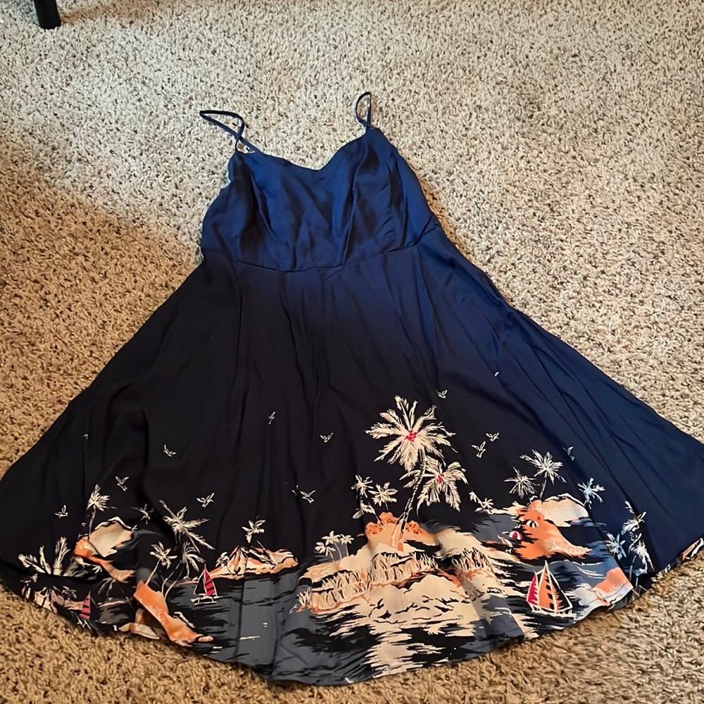 Skinny strap summer dress